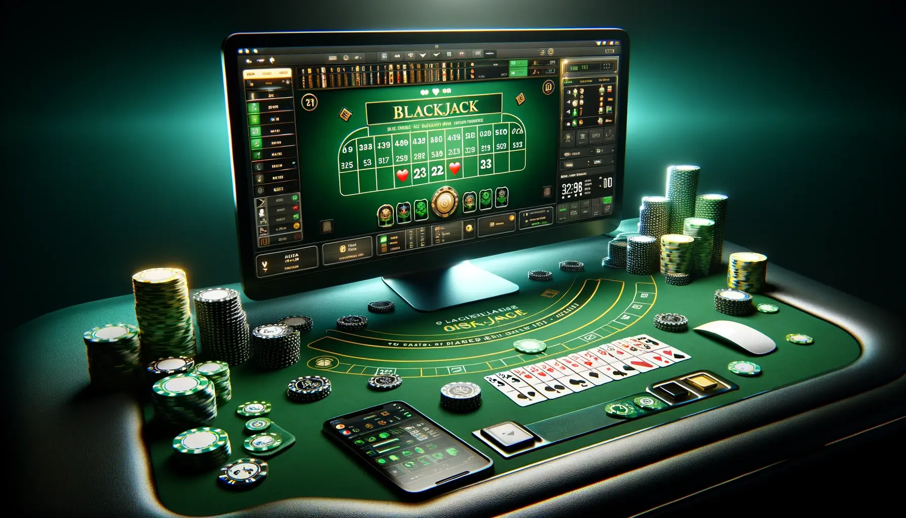Mummys Gold blackjack game